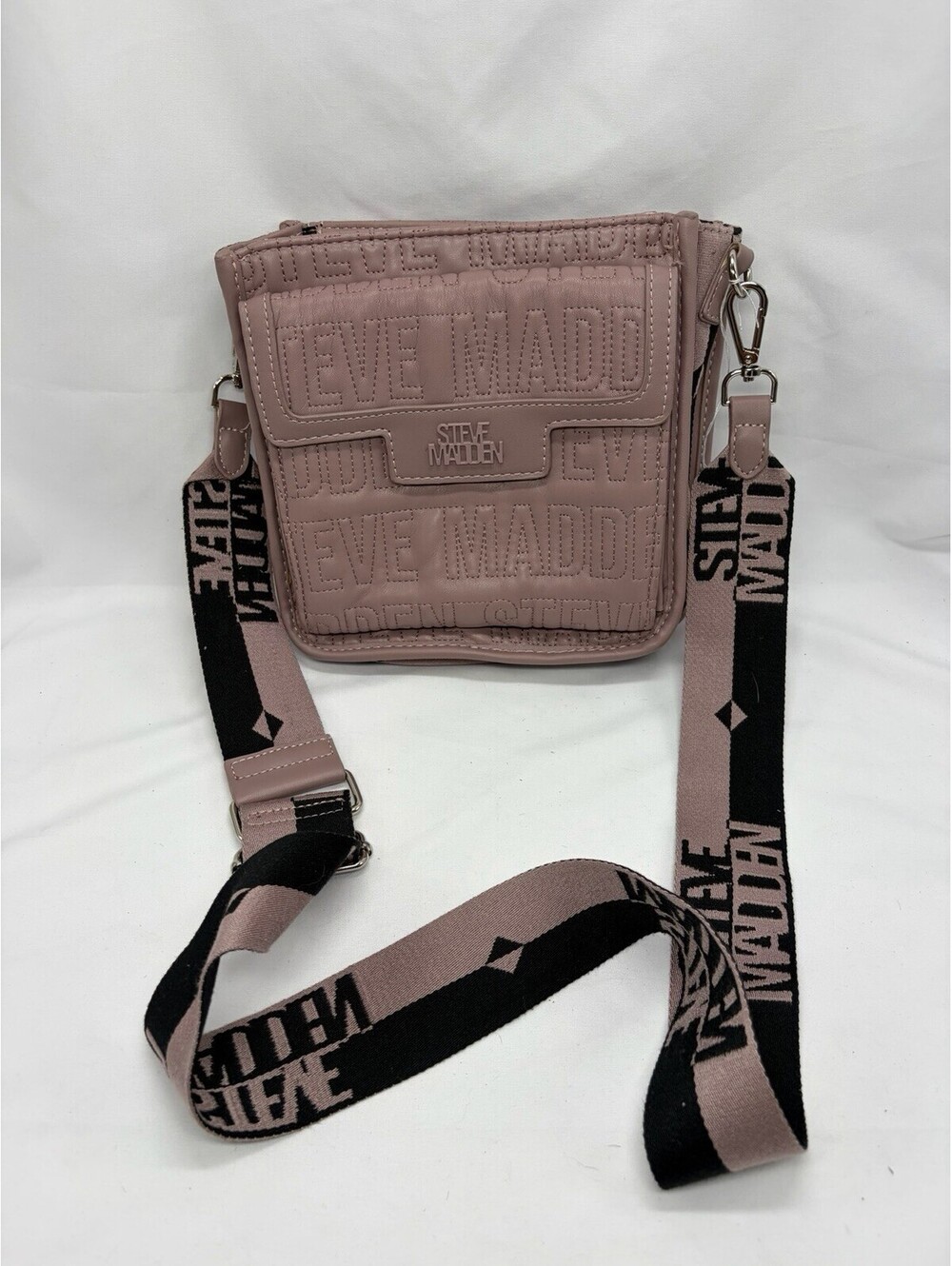 NEW Steve Madden Purple Zip Top Crossbody Bag Purse NWOT